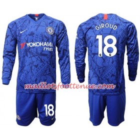 Maillot/Tenue Chelsea Giroud 18 Enfant Domicile 2019/2020 Manche Longue